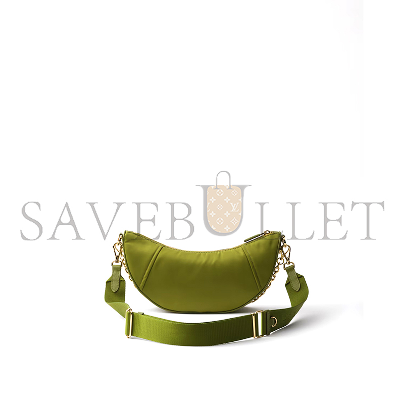 PRADA DEMI-LUNE RE-NYLON SHOULDER BAG 1BH222 (30*13.5*6cm) PRADA DEMI-LUNE RE-NYLON SHOULDER BAG 1BH222 (30*13.5*6cm)